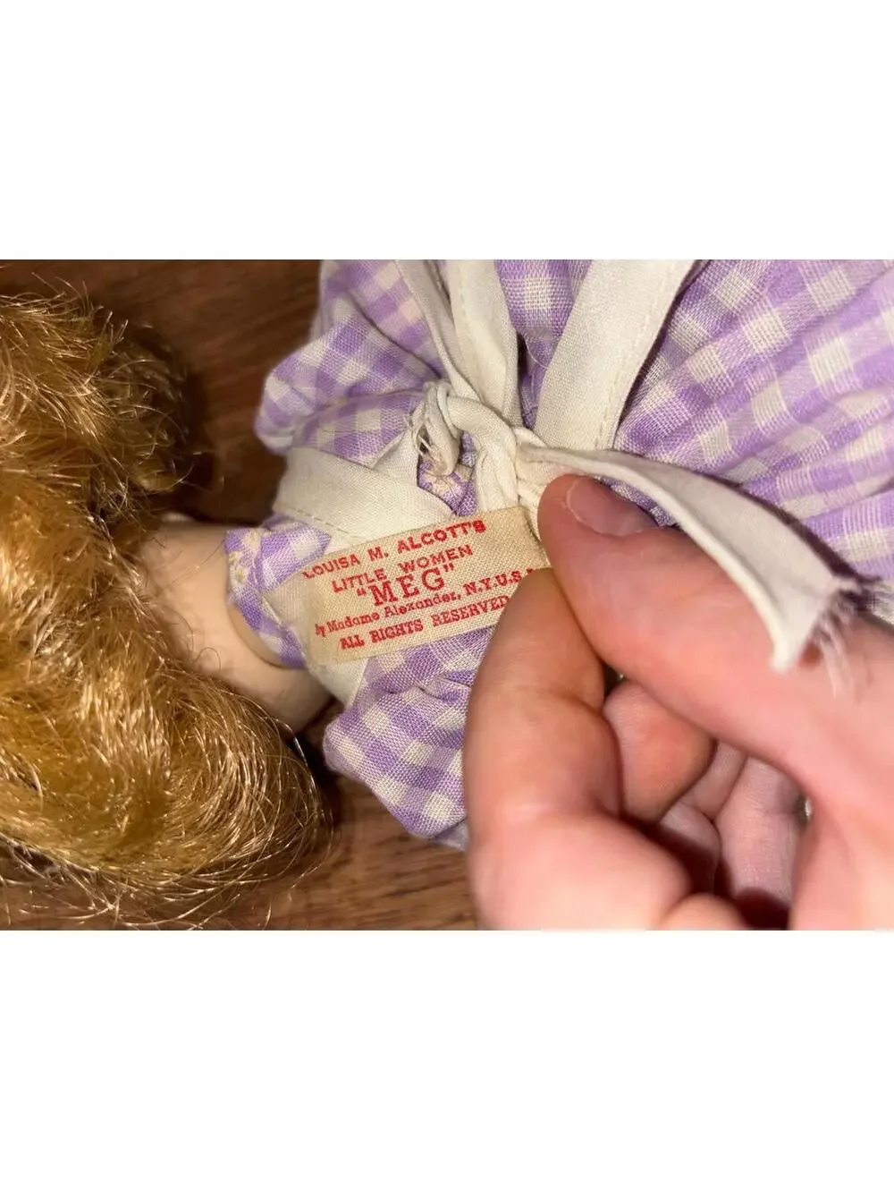 Madame Alexander Little Women Meg Doll 14 In 1950s Restrung *Great Condition!*